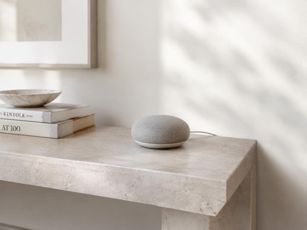 Smart speaker used to voice control smart glass